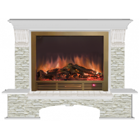 Бостон Грот однотонный Ш-33 (беленый дуб)+Sharm 33 BR