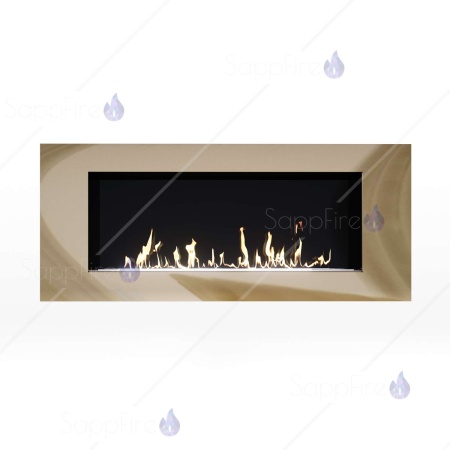 Встраиваемый биокамин / очаг Mercury 1800 Chrome (SappFire) по цене 81 500 руб.