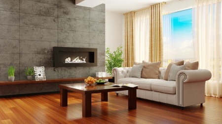 Биокамин "Русский огонь" Лофт 1800V встраиваемый с защитным стеклом по цене 52 100 руб.