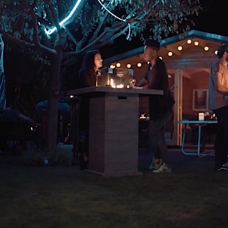 Газовый стол-камин Standing Table Lime