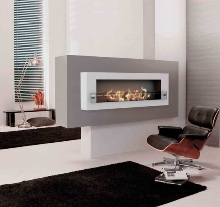 Биокамин ZeFire ORION 1200 с белой рамкой по цене 46 800 руб.