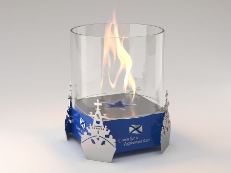 Биокамин настольный Lux Fire "ВОЕННО-МОРСКОЙ ФЛОТ" по цене 12 750 руб.