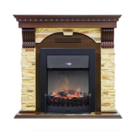 Dublin арочный сланец (темный дуб)+Lydon Black